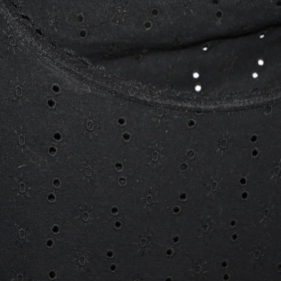 Joseph Black Casual Top Eyelets Size 3 minimalist - Picture 8 of 14